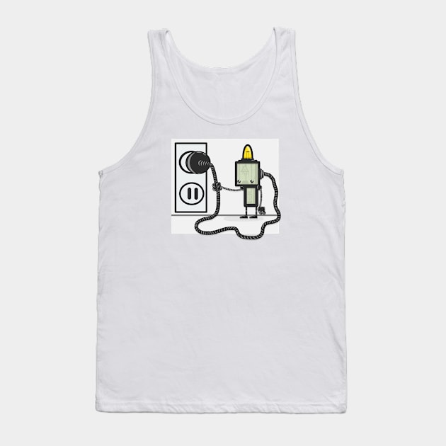 Need to Unplug Tank Top by famousafterdeath